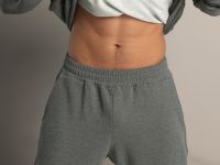 Брюки Массимо мужской/Massimo men, серые на резинке