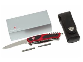 Нож перочинный Victorinox RangerGrip 174 Handyman, сталь X55CrMo14, рукоять термоэластопласт, красно-чёрный