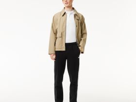 Мужское поло Lacoste L.12.21 классического кроя с длинным рукавом