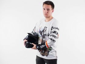 Velosklad Джерси Velosklad Хаски, цвет Белый, ростовка 46