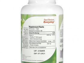 Zahler, PureWay-C, витамин C и биофлавоноиды, более 1000 мг, 180 таблеток