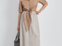 Юбка макси изо льна