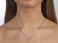 Классическая подвеска из серебра э0612пд06184900_white