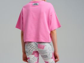 Брюки трикотажные для девочек (легинсы укороченные)