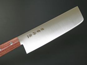 Нож кухонный Kanetsune Usabagata 165 мм, сталь DSR-1K6, рукоять pakka wood