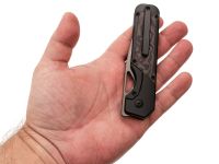 Складной нож Kizer Militaw, сталь S45VN, рукоять Titanium/Fatcarbon