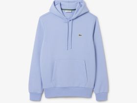 Мужское худи Lacoste классического кроя с флисом
