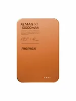Внешний аккумулятор Momax Q.MAG X1 MagSafe 10000mAh 15W (оранжевый) (IP117AM)