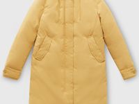 Пуховое пальто с капюшоном