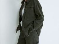 Вельветовые брюки Baggy для девочек, Серый