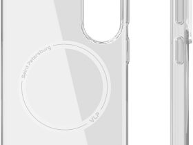 Клип-кейс VLP Puroс MagSafe для Samsung Galaxy S26 Прозрачный