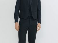 Брюки из структурной ткани, Черный