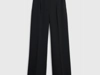 Прямые брюки со стрелками, Черный