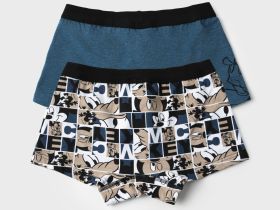 Трусы трикотажные для мальчиков - боксеры, 2 шт в комплекте