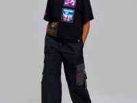 Брюки текстильные с полиуретановым покрытием для девочек