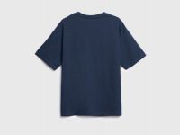 Футболка с объёмным принтом для мальчиков, Синий