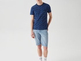 Мужская футболка Lacoste приталенного кроя