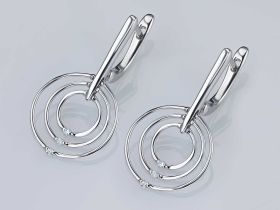 Серьги из серебра э0612сг09181100