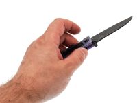 Складной нож Mr.Blade Style blackwashed сталь N690, рукоять Violet Titanium