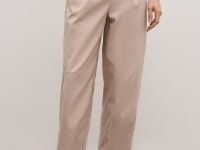 Брюки из хлопка с эластичным поясом