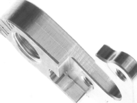 Держатель заднего переключателя &quot;петух&quot; Meta №179 фрезерованный (серебристый)