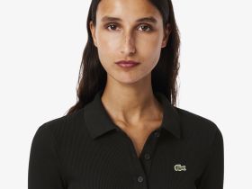 Женское поло Lacoste приталенного кроя L.12.D