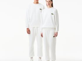 Флисовый свитшот Lacoste унисекс