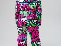 Комбинезон текстильный с полиуретановым покрытием для девочек