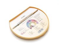 Набор акварели HIMI 24 цвета металлик, желтая