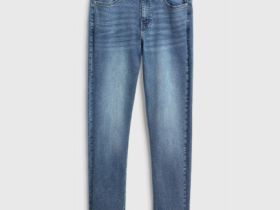 Зауженные джинсы, Голубой