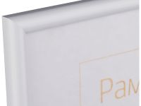 Рамка пластиковая OfficeSpace "Basic" 15х21 см, небьющееся стекло, белая
