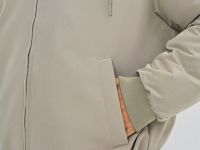 Утеплённая куртка с капюшоном, Бежевый