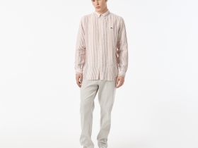 Мужская рубашка Lacoste из льна