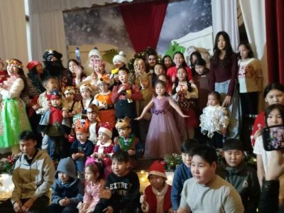 В Вилюйском районе Якутии провели новогодний праздник для детей участников СВО