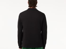 Мужское поло Lacoste L.12.21 классического кроя с длинным рукавом