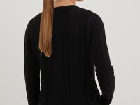 Джемпер полуприлегающего силуэта в полоску