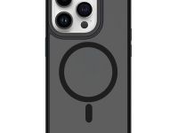 Чехол-накладка Wiwu (FGG-011) для Apple iPhone 15 Pro Max пластиковый прозрачно-черный (черная рамка)