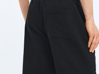 Базовые шорты из хлопка, Черный