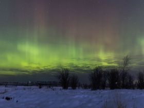 Охота за Северным Сиянием рядом с Якутском