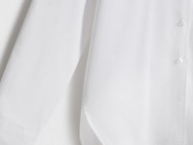 Рубашка из хлопка, Белый