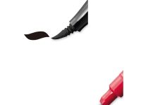 Маркер-кисть, двусторонний Pentel 15 г, черный