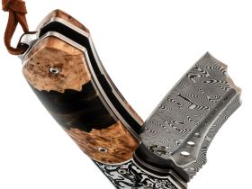 Складной нож Steelclaw Барк, сталь VG10/Damascus