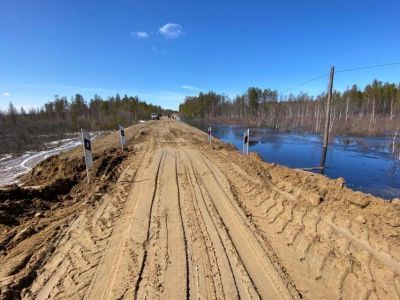 Дорогу возле села Сырдах Усть-Алданского района восстановят в ближайшее время