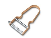 Овощечистка Victorinox REX Peeler, нержавеющая сталь, рукоять алюминий, коричневая