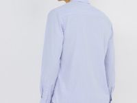 Рубашка в полоску, Голубой