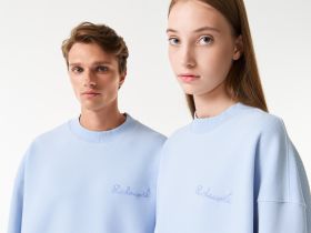 Хлопковый свитшот Lacoste унисекс оверсайз