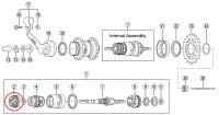 Тормозные колодки для велосипеда для планетарной втулки Shimano 3C41 (серый)