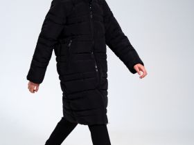 Пальто текстильное с полиуретановым покрытием для девочек