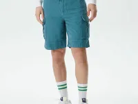 Мужские шорты Lacoste из хлопка и льна