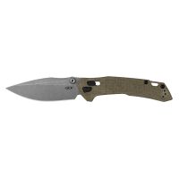 Складной нож Zero Tolerance 0203GRM390, сталь M390, рукоять микарта, зеленый